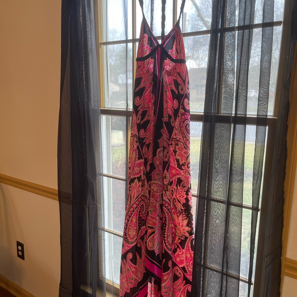 Moda international silk handkerchief dress